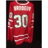 Image 1 : AUTHENTIC MARTIN BRODEUR TEAM CANADA 2010 OLYMPIC JERSEY NEW
