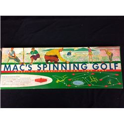 VINTAGE MAC'S SPINNING GOLF COMPLETE WITH ORIGINAL BOX