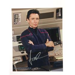 AUTOGRAPHED 8 X 10 STAR TREK PHOTO DOMINIC KEATING