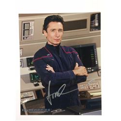 AUTOGRAPHED 8 X 10 STAR TREK PHOTO DOMINIC KEATING