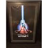 Image 1 : TRON FRAMED POSTER SIGNED BY BRUCE BOXLEITNER WITH COA