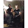 Image 2 : CAST SIGNED 36 X 20 FRAMED STARGATE SG-1 POSTER W COA