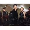Image 3 : CAST SIGNED 36 X 20 FRAMED STARGATE SG-1 POSTER W COA