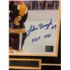 Image 2 : Johnny Bucyk 14 X 18 signed and framed display with coa