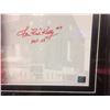 Image 2 : Red Kelly 14 X 18 signed and framed display with coa