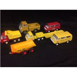 Vintage Tonka truck lot