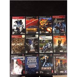 PS2 video game lot