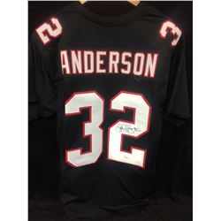 Drew Anderson signed Atlanta Falcons Jersey w coa