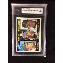 1966 TOPPS #215 N.L  BATTING LEADERS (7 NM) KSA