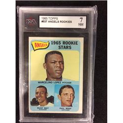 1965 TOPPS #537 ANGELS ROOKIES (7 NM) KSA