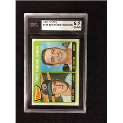 1965 TOPPS #181 SENATORS' ROOKIES (6.5 NMM+) KSA