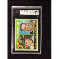 1965 TOPPS #181 SENATORS' ROOKIES (6.5 NMM+) KSA