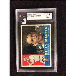 1960 TOPPS #173 BILLY MARTIN (7.5 ENM+) KSA