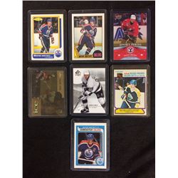 Wayne Gretzky hockey card lot