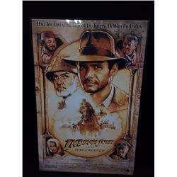 Original movie poster Indiana Jones framed