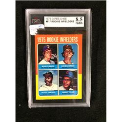 1975 OPC #617 ROOKIE INFIELDERS (8.5 NMM+) KSA