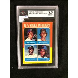 1975 OPC #617 ROOKIE INFIELDERS (8.5 NMM+) KSA