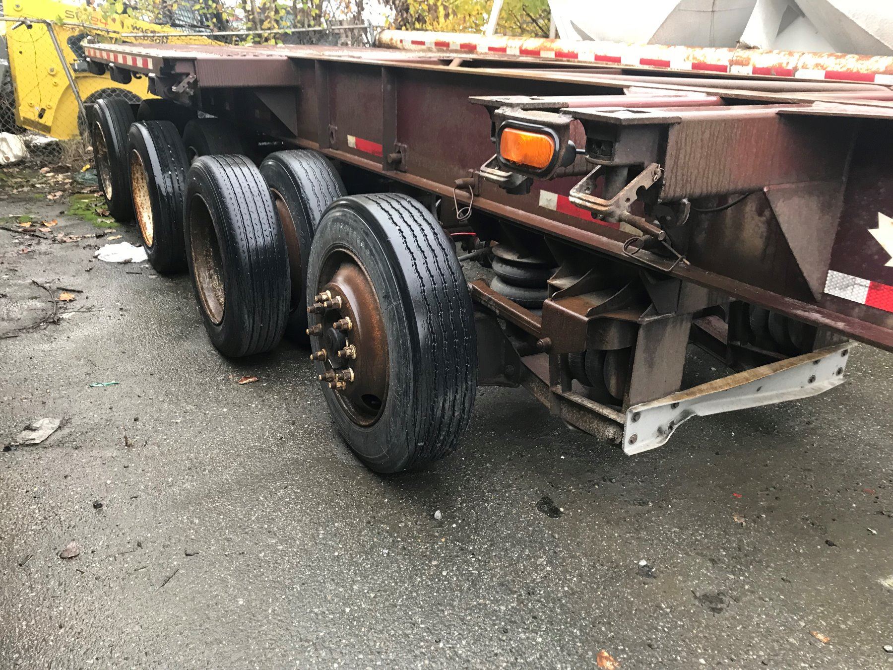 2002 RAJA 40' SUPER CHASSIS CONTAINER TRAILER TRIDEM AXLE W/LIFT AXLE ...