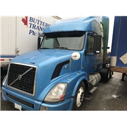2012 VOLVO ISX 400 T/A TRUCK TRACTOR, NEW STEERING PUMP, MOTOR REBUILT, NEW TIRES,