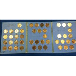 Canada Complete Large Cent Collection 1858 to 1920 in Blue Folder.