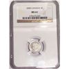 Image 1 : Canada 1898 Silver 5 Cent NGC MS61