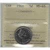 Image 1 : Canada 1968 Nickel 5 Cent ICCS MS65
