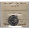 Image 1 : Canada 1983 Nickel 5 Cent ICCS MS64