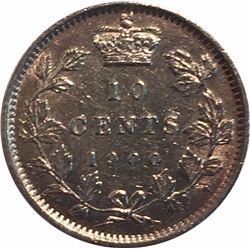 Canada 1900 Silver 10 Cents