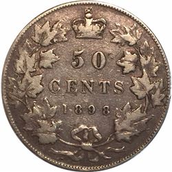 Canada 1898 Silver 50 Cents