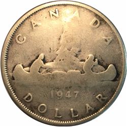 Canada 1947 Silver Dollar Filler