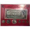 Image 1 : Canada 1867 - 1967 Centennial Commemorative Set with Banknote