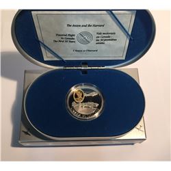Canada 1990 $20 Avro Anson and the North American Harvard Aviation Coin 1-1