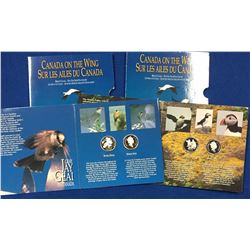Canada 1995 50 Cents Birds of Canada Four Silver Coin Set