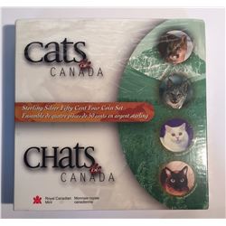 Canada 1999 50 Cent Cats of Canada Coin Set