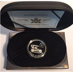 Canada 2001 $20 The Russell "Light Four" Silver Hologram Coin