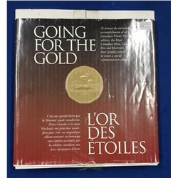 Canada 2002 $1 Going for the Gold Commemorative Coin, Stamp and Magazine Set