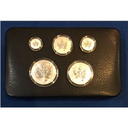 Canada 2004 Maple Leaf Fractional Set with Privy Marks
