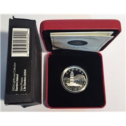 Canada 2004 $20 Sambro Island Lighthouse Silver Coin