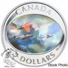 Image 4 : Canada 2006 $5 Snowbirds Silver Hologram Coin & Stamp Set