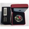 Image 1 : Canada 2007 25 Cents Ruby-throated Hummingbird Coloured Coin