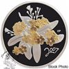 Image 2 : Canada 2007 50 Cent Golden Forget-me-not Silver Coin