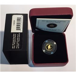 Canada 2011 50 Cents Fine Gold Coin - Peregrine Falcon