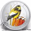 Image 2 : Canada 2012 25 Cents Evening Grosbeak Coloured Coin