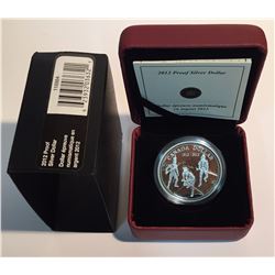 Canada 2012 $1 200th Anniversary of the War of 1812 Proof Silver Dollar