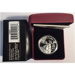 Canada 2012 $20 Robert Bateman Bull Moose Pure Silver Coin