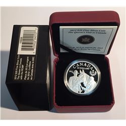 Canada 2012 $20 The Queen in Canada with the RCMP Silver Coin