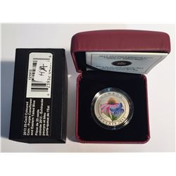 Canada 2013 25 Cents Purple Coneflower and Eastern Tailed Blue Butterfly