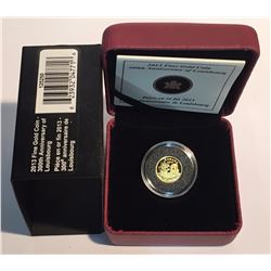 Canada 2013 50 Cents 300th Anniversary of Louisbourg 1/25 Gold Coin
