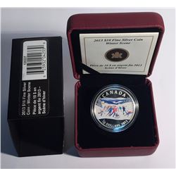 Canada 2013 $10 Winter Scene Silver Coin