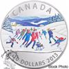 Image 2 : Canada 2013 $10 Winter Scene Silver Coin